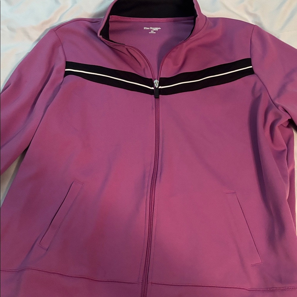 Kim Rogers Purple Zip-Up Jacket